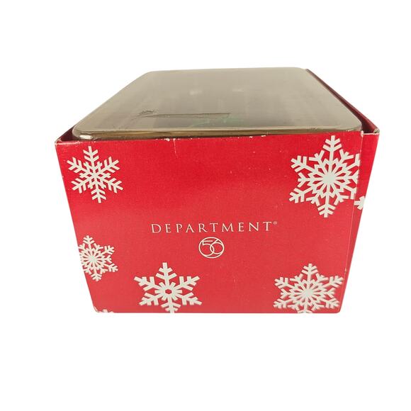 Department 56 Snowman Head Ornament 2003 Glitter Hat 5" Xmas Decor Boxed - Picture 11 of 16